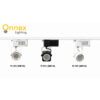 1 1 Meter Track + 3 Holder (+ LED Bulb)