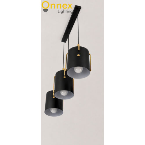 1 Monarch Noir 3 Pendant Light