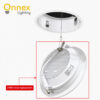 1 Laniber Model 2280 (18W) Inner Replacement Downlight W/O Frame or Driver