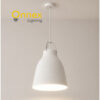 1 Nordica Bell Pendant Light – Matte White