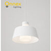 1 Nordica Halo Pendant Light – White
