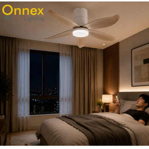 1 Fanco RITO 5 DC Ceiling Fan with LED Light – Powerful Cooling with Smart Convenience