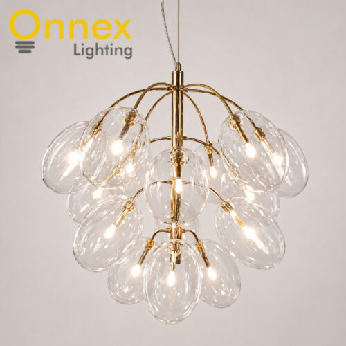 [CLEARANCE] Bellagio Glass Cluster Chandelier - LAST PIECE
