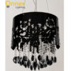 1 Noir Fleur Crystal Bloom Chandelier