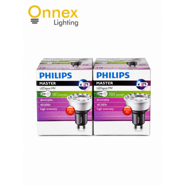 1 Philips Master 5.5W Dimmable GU10 LED Bulb