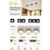 2 Hollow Recessed SQ Spotlight WH (Includes GU10 Bulb)