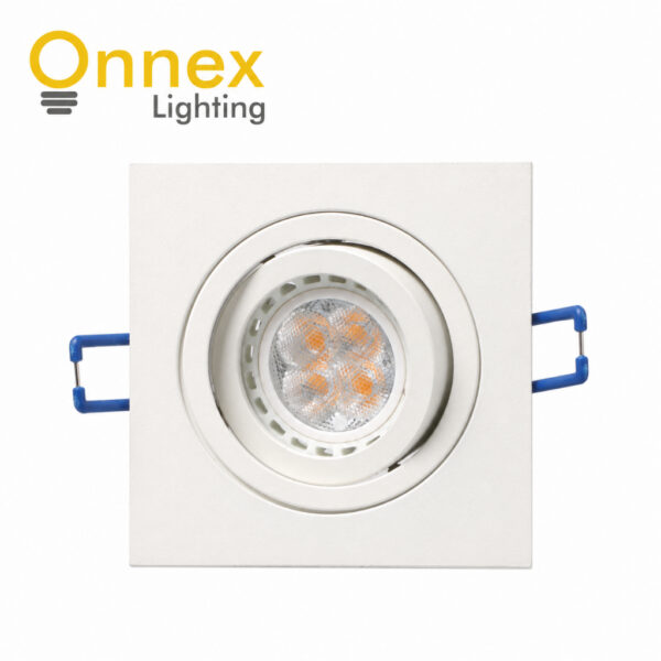 2 Recessed SQ Spotlight WH (Includes GU10 Bulb)