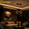 2 Celeste Cascade designer Chandelier