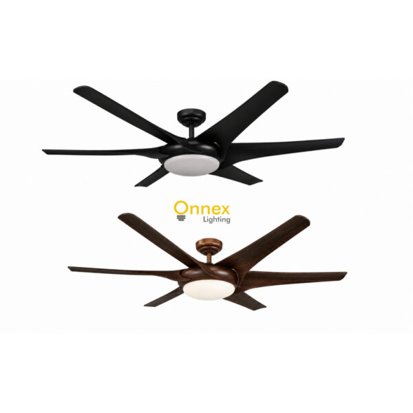 2 Fanco Fan Space 60" BK/WOOD