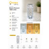 2 Elysian Diamond Touch-LED Table Lamp