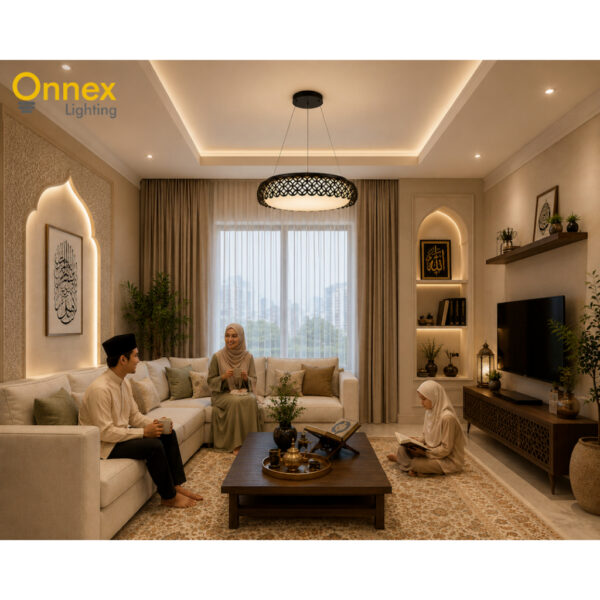 2 Orlena Halo Pendant Light (3 Tone)