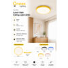 2 Lunor Halo Ceiling Light (32W)