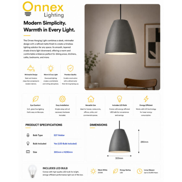 [CLEARANCE] Arlo pendant light