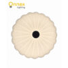 2 Orlena Sparkling Sunburst Ceiling Light