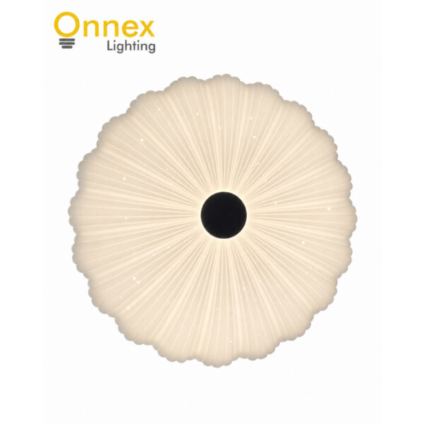 2 Orlena Sparkling Sunburst Ceiling Light