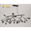 2 Willow Chandelier (Grey | Clear)