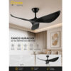 FANCO Huracan 52" DC Motor Ceiling Fan (Installation Included)