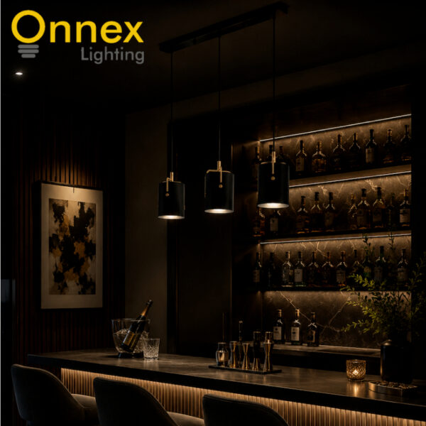 3 Monarch Noir 3 Pendant Light