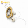 Regalia GU10 Spotlight – Decorative Gold Trim Recessed Downlight