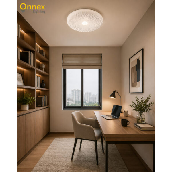 3 Sliver Button Celestia Prism Ceiling Light