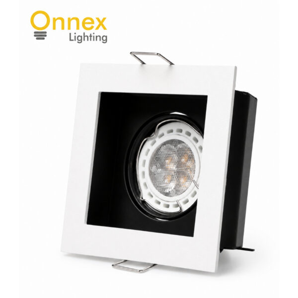 3 Hollow Recessed SQ Spotlight WH (Includes GU10 Bulb)
