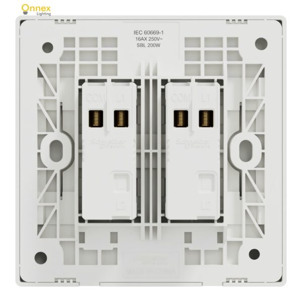 4 Schneider Vivace E, 1 way, 16AX, 250V, 1/2/3 gang(s), white, Switch