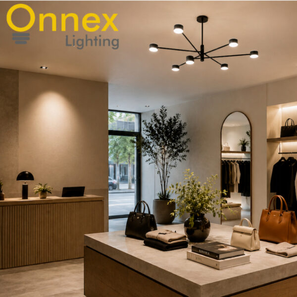 4 Orion Halo Chandelier