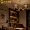 4 Nordhaven Linen Pendant Light