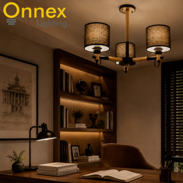 4 Nordhaven Linen Pendant Light