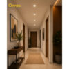 4 12W Slim LED Downlight (with Driver)