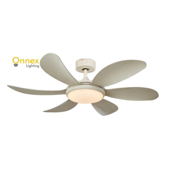 Fanco Girasol DC Ceiling Fan with 36W LED Light – Modern Design, Powerful Airflow, Super Silent