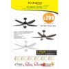 Fanco Galaxy 5 DC Ceiling Fan with 24W LED Light – Modern Design, Powerful Airflow, Super Silent