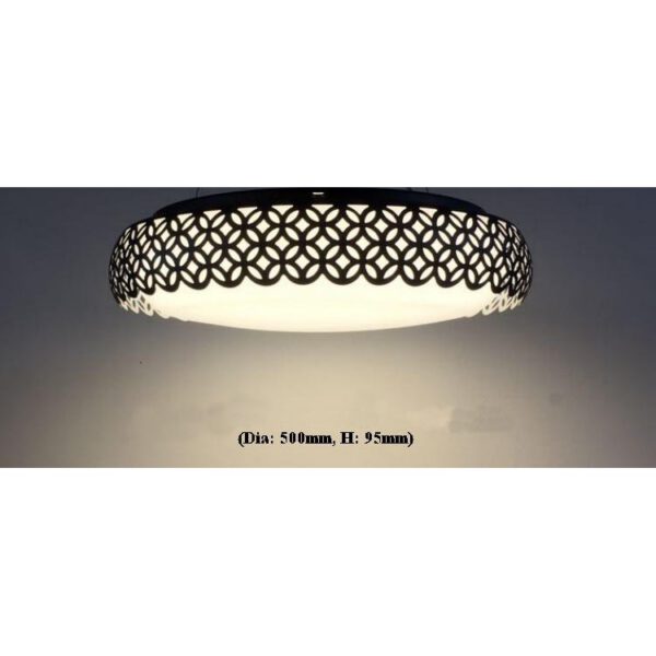 6 Orlena Halo Pendant Light (3 Tone)