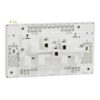 Schneider Vivace E, 13A, 250V, 1/2 gang(s), white, Switched socket
