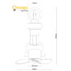 8 Fanco Reno 16" DC Corner/Wall Fan – Flexible Installation, Powerful Airflow