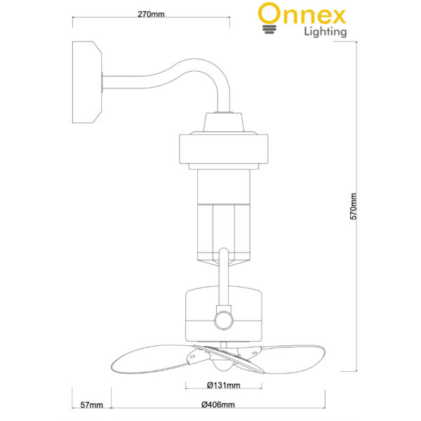 9 Fanco Reno 16" DC Corner/Wall Fan – Flexible Installation, Powerful Airflow